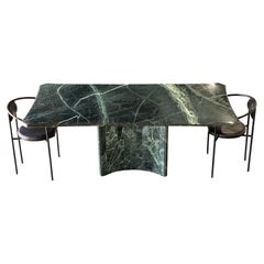 Serpentine Marble Dining Table