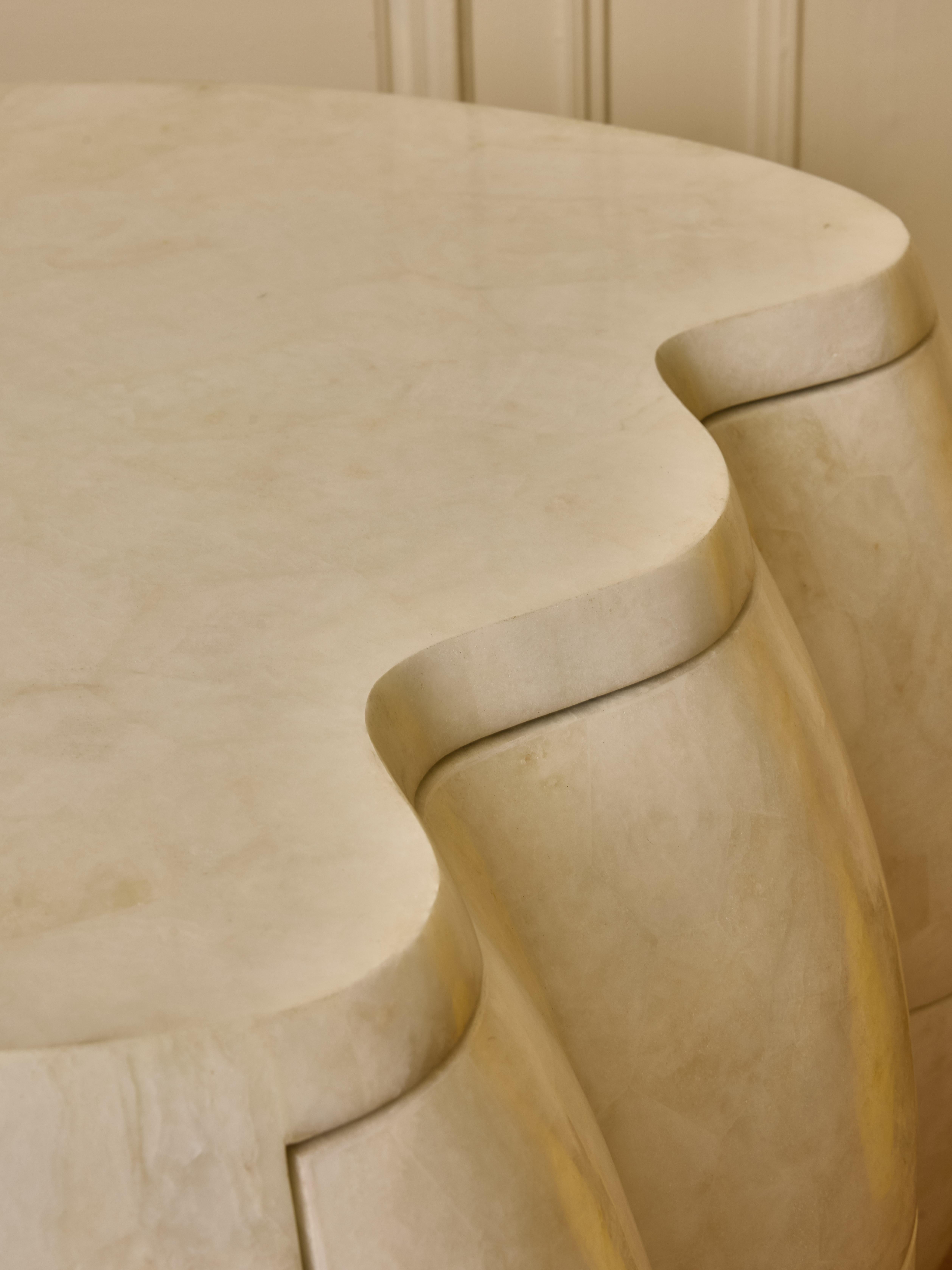 Cristal de roche Table de nuit 