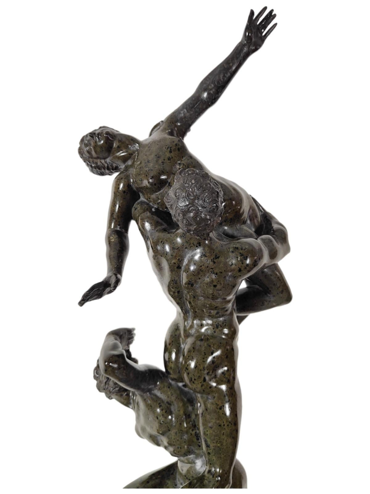 Sculpture en serpentine 19ème siècle en vente 5