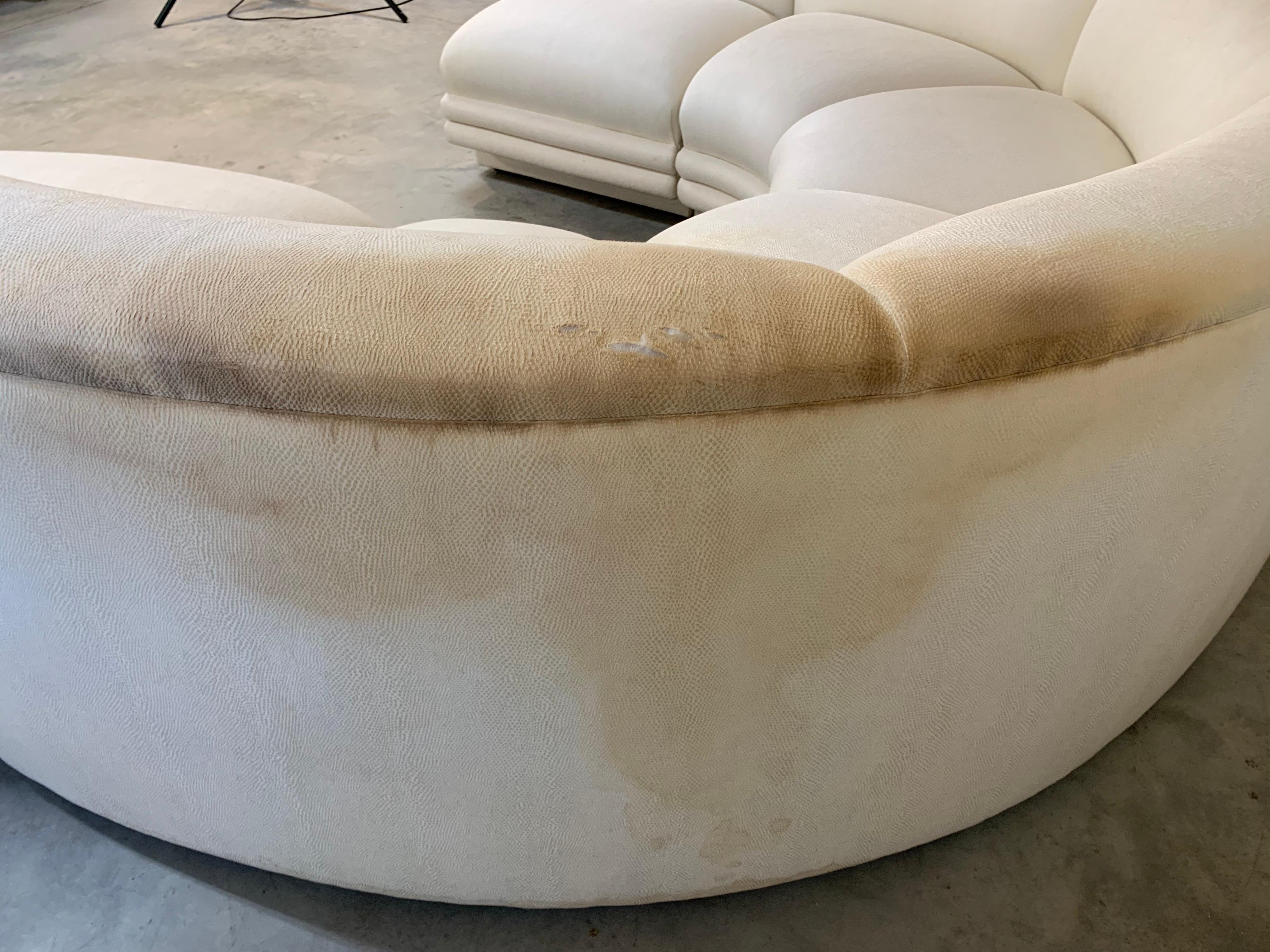 Late 20th Century Serpentine Sectional Sofa Attributed To Weiman Preview