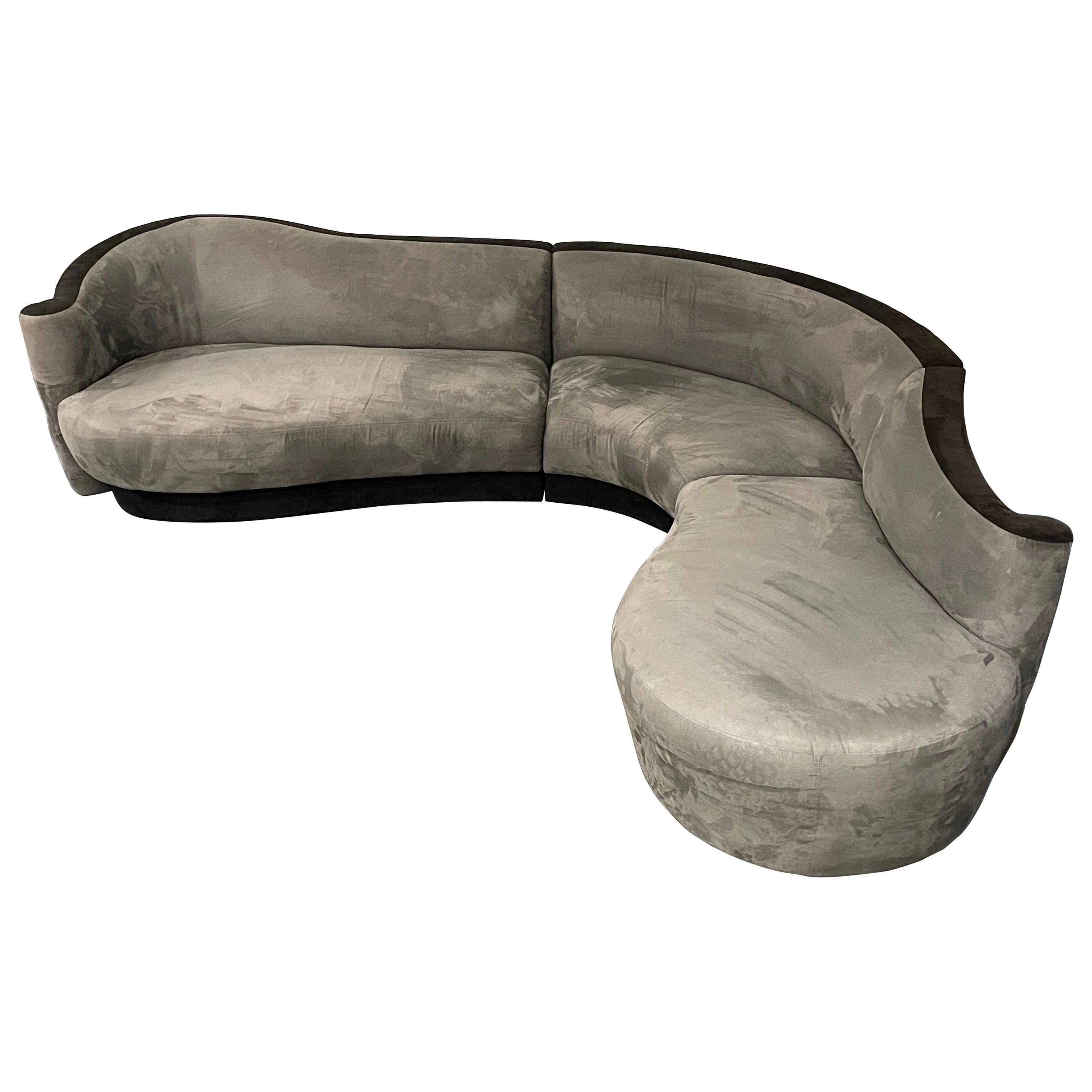 Serpentine Sectional Sofa by Weiman Preview