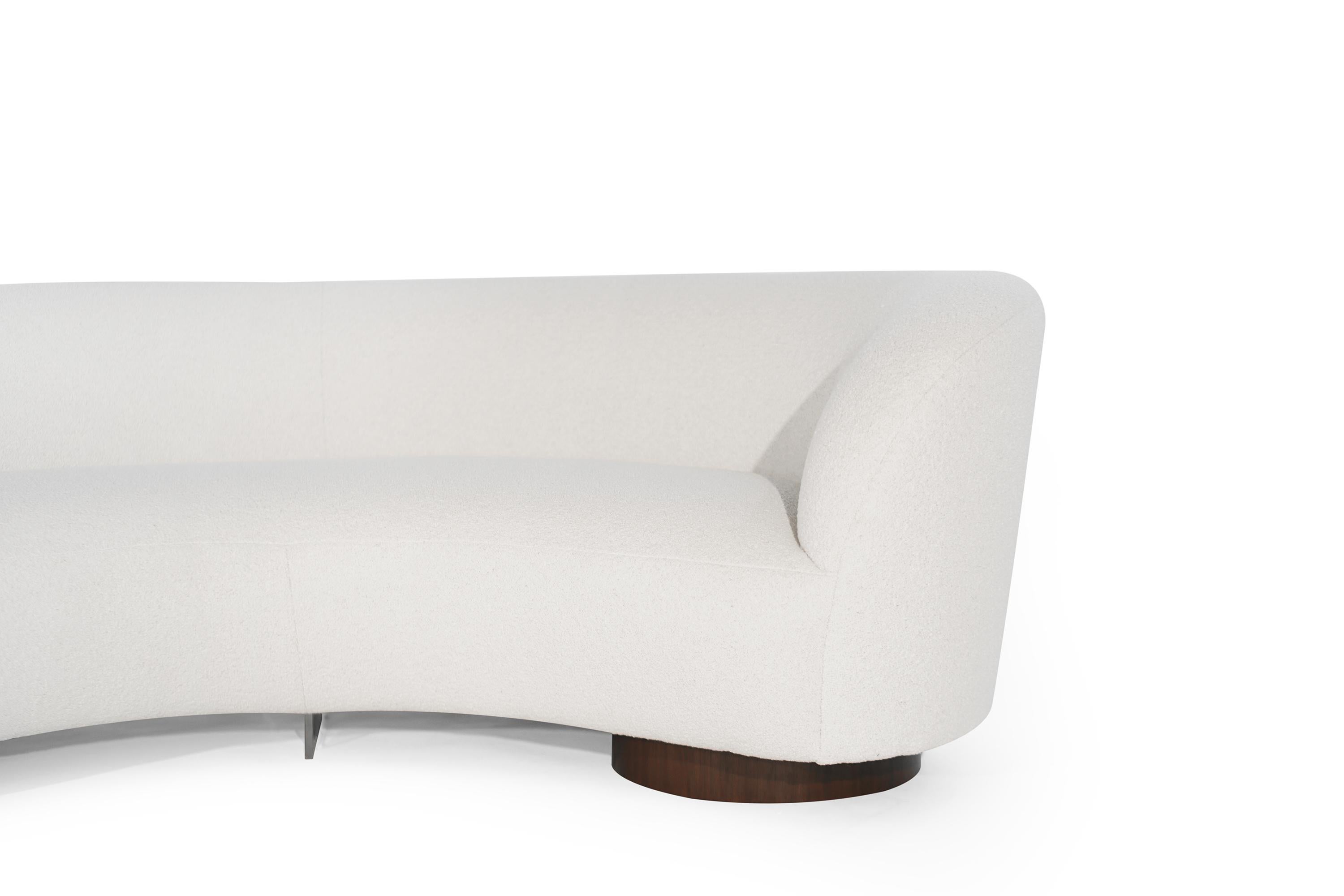 Serpentine Sofa by Vladimir Kagan in Wool 1