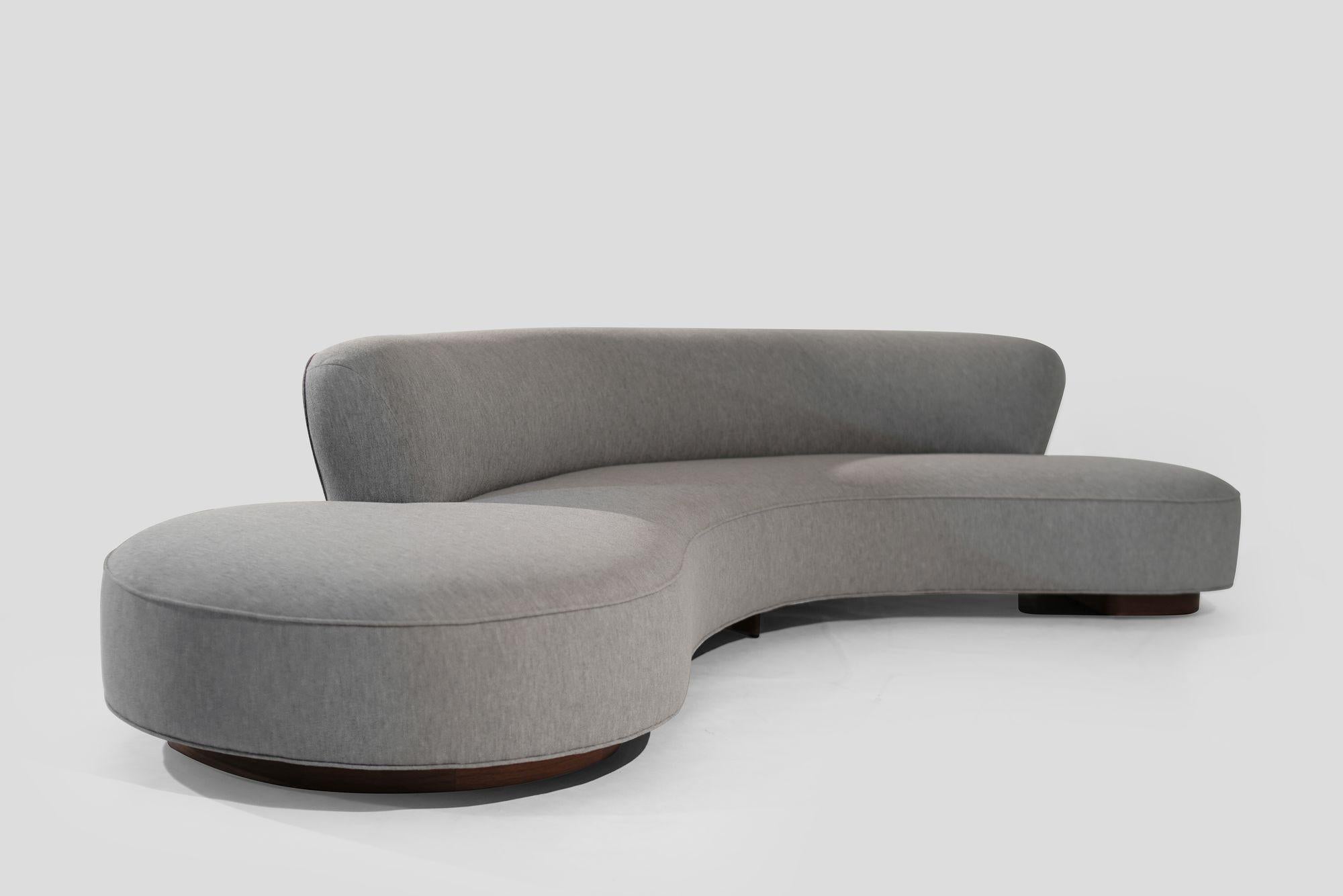 Contemporary Serpentine Sofa by Vladimir Kagan, Model 150BS, 2000s