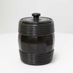 Serpentine Tobacco Pot, Zöblitz, Early 19th Century
