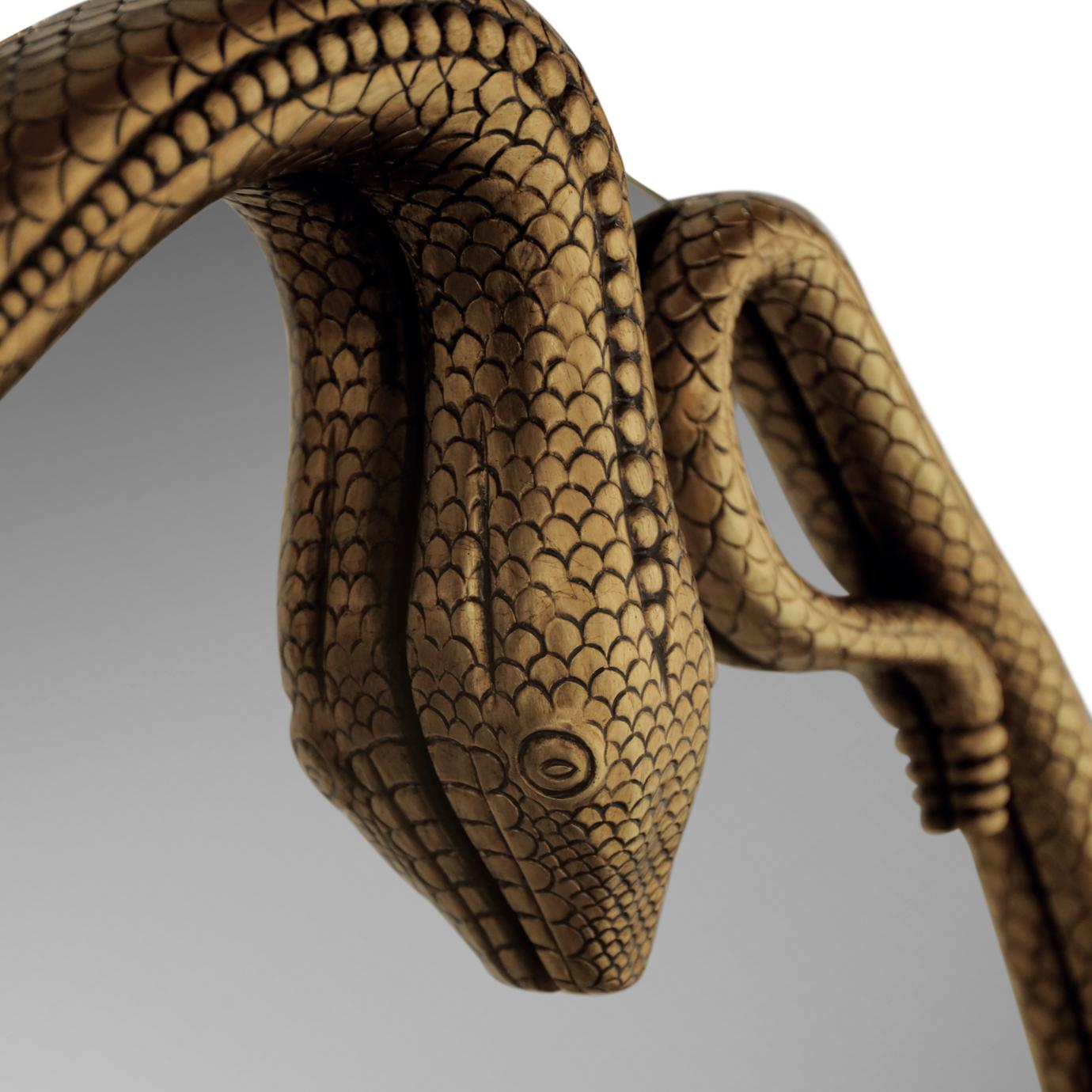 Portugais Miroir serpentin en forme de poire en vente