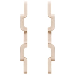 Serpentine XL - Lampada da parete verticale in pietra - Coppia