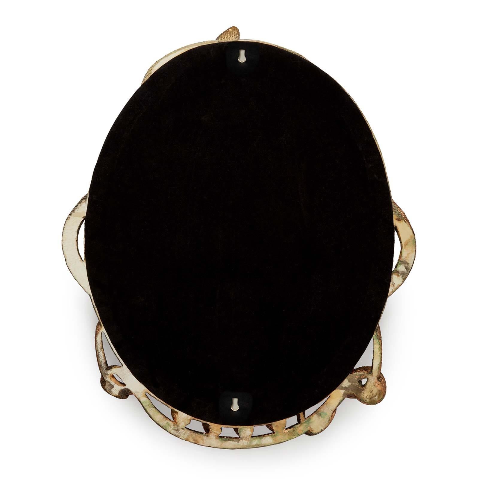 Chinese SERPENTIS Mirror - Verdigris