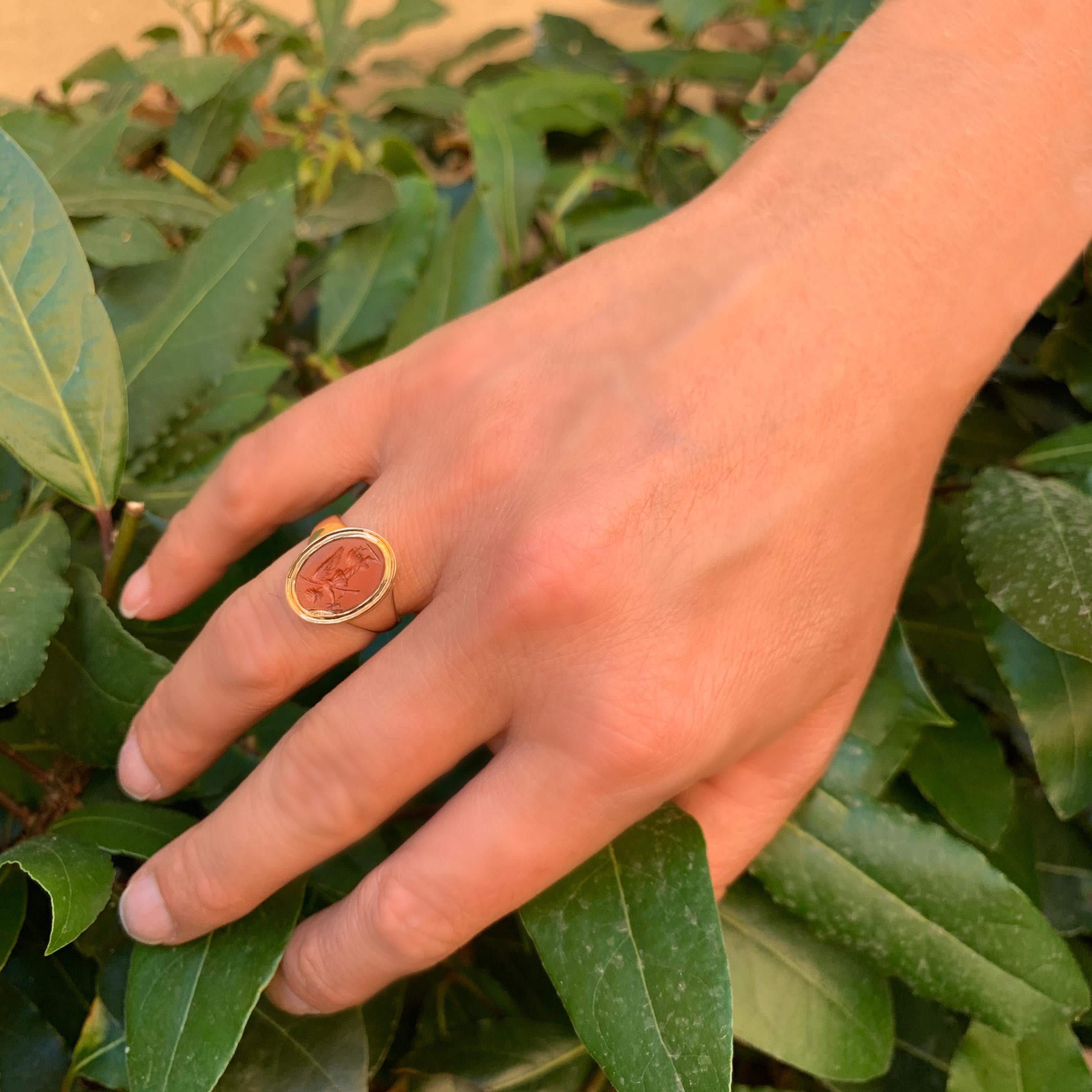 nike gold ring