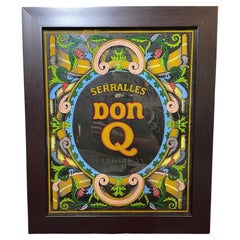 Serralles Don Q Puerto Rican Rum Advertising Mirror Sign