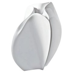 Serralunga Flow Planter Medium, Glossy White Lacquer - Design Zaha Hadid