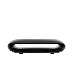 Serralunga Loop Bench, Glossy Black Lacquered – Design Christophe Pillet