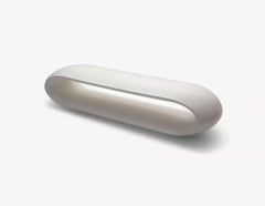Serralunga Loop Bench, Matte White Polyethylene – Design Christophe Pillet