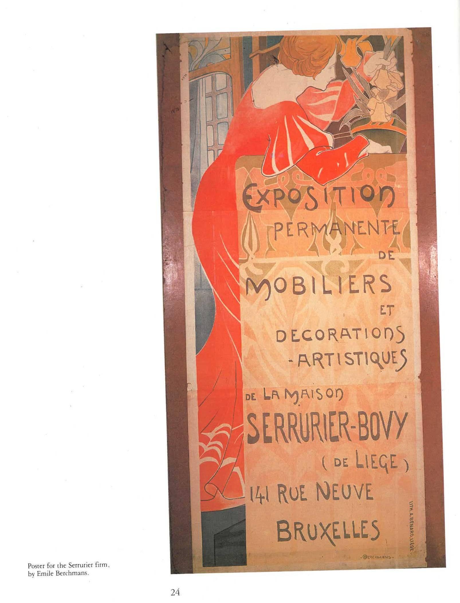 Serrurier-Bovy was a Belgium born Architect and Furniture designer who has been credited as being one of the founding fathers of the Art Nouveau style. This book is a photographic documentary with commentary tracing his works. The early years of his