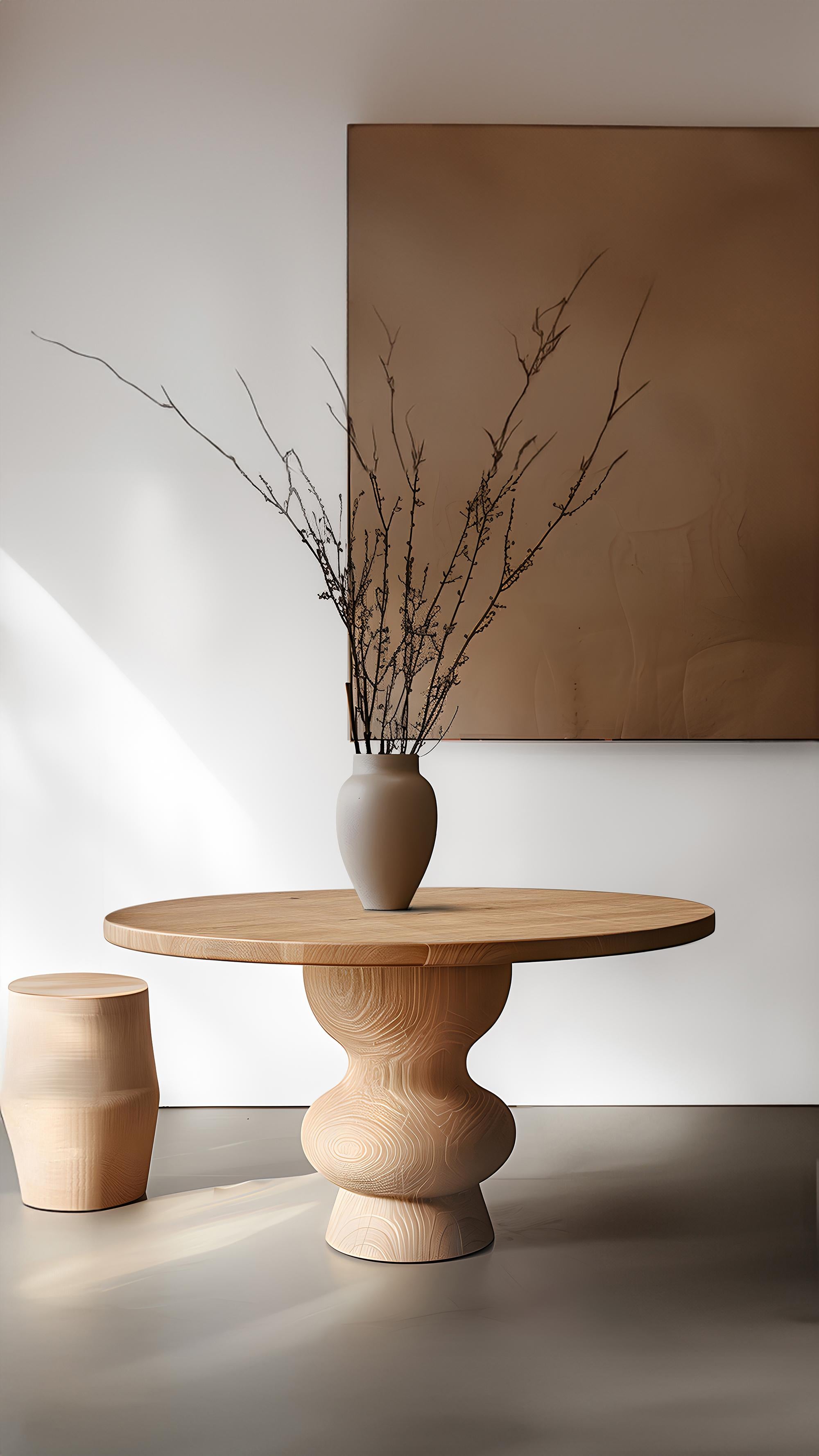 Fait main Servez avec style avec les tables de service Socle, No13 en Wood Wood solide de NONO en vente