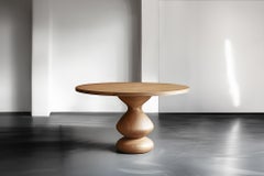 Serve with Style, Socle Serving Tables in Solid Wood by NONO No21