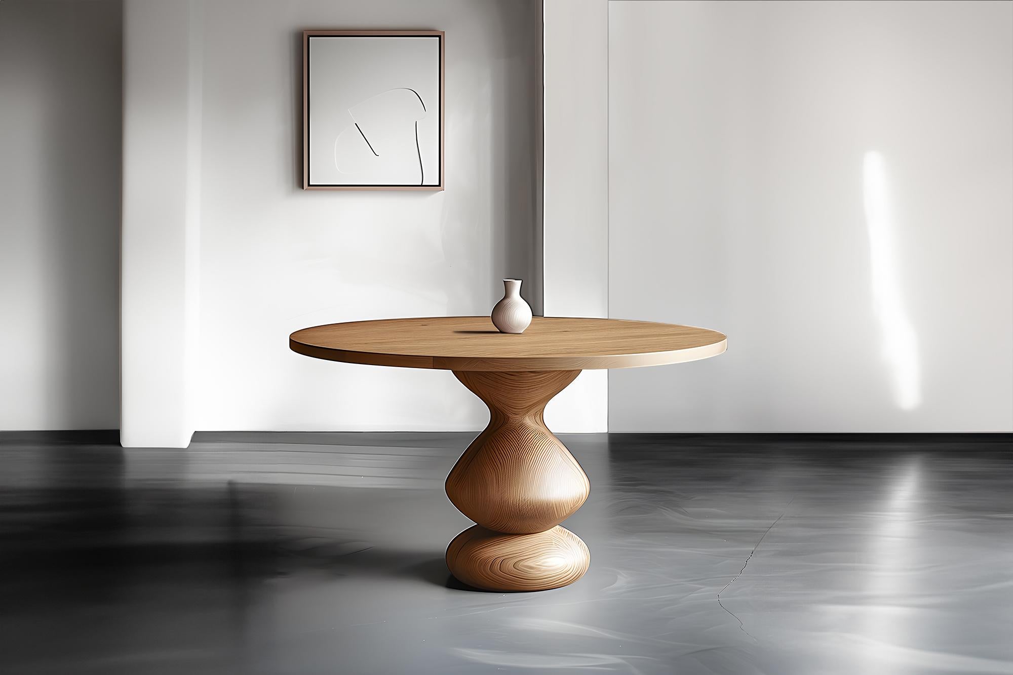 Modern Serve with Style, Socle Serving Tables in Solid Wood by NONO No21 For Sale
