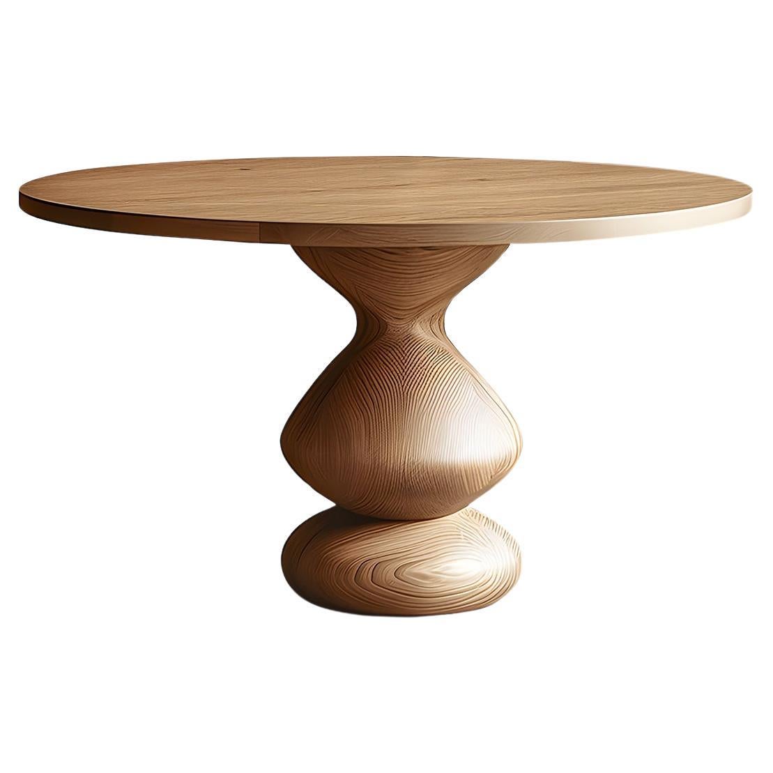 Serviertische Socle mit Stil, aus Massivholz von NONO No21 im Angebot