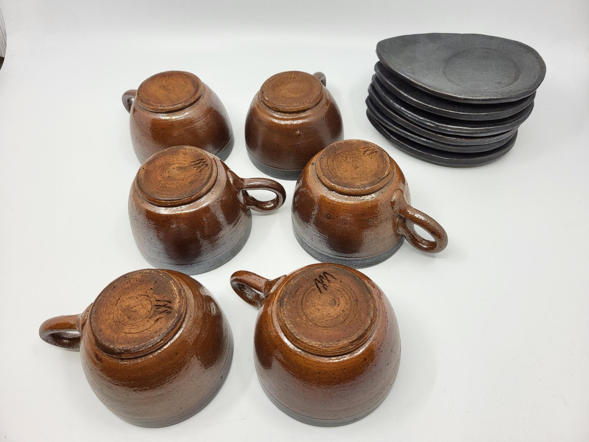 Service à thé Vally Wieselthier par Wiener Werkstätte en grès Austria Art déco 5