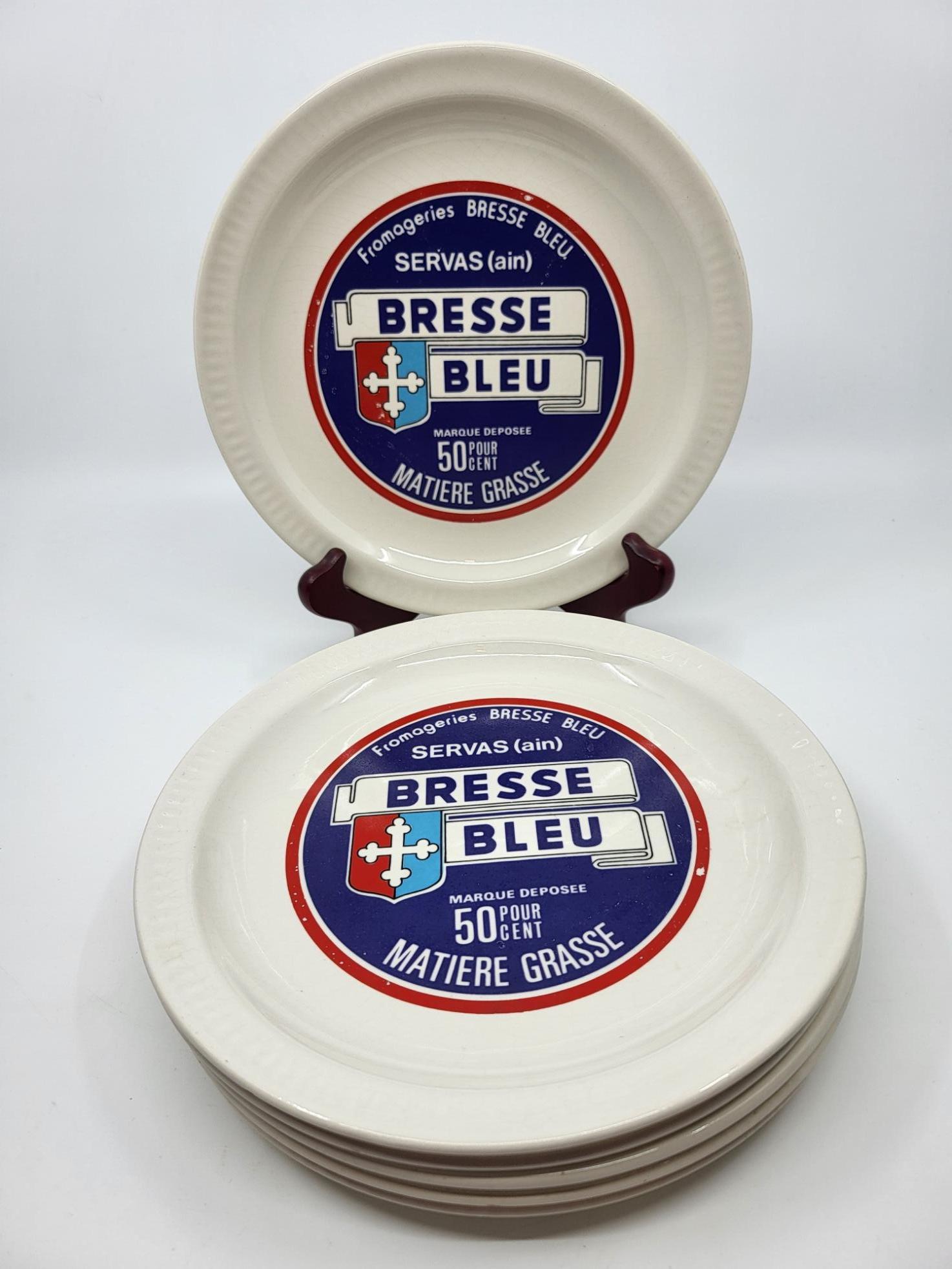 Service assiettes à Fromages Saint Amand en faïence Francaise (set de 6)) 1970 im Angebot 8