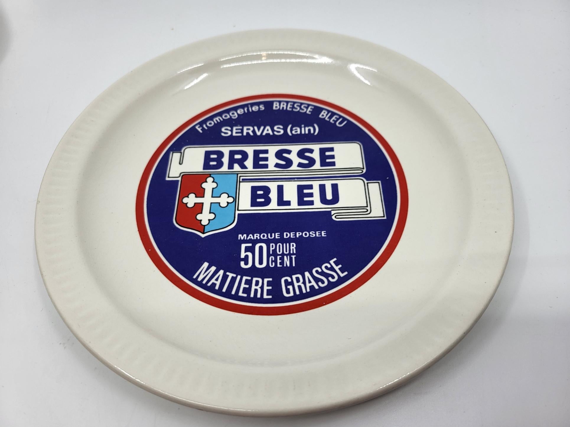 Service assiettes à Fromages Saint Amand en faïence Francaise (set de 6)) 1970 (Französisch) im Angebot
