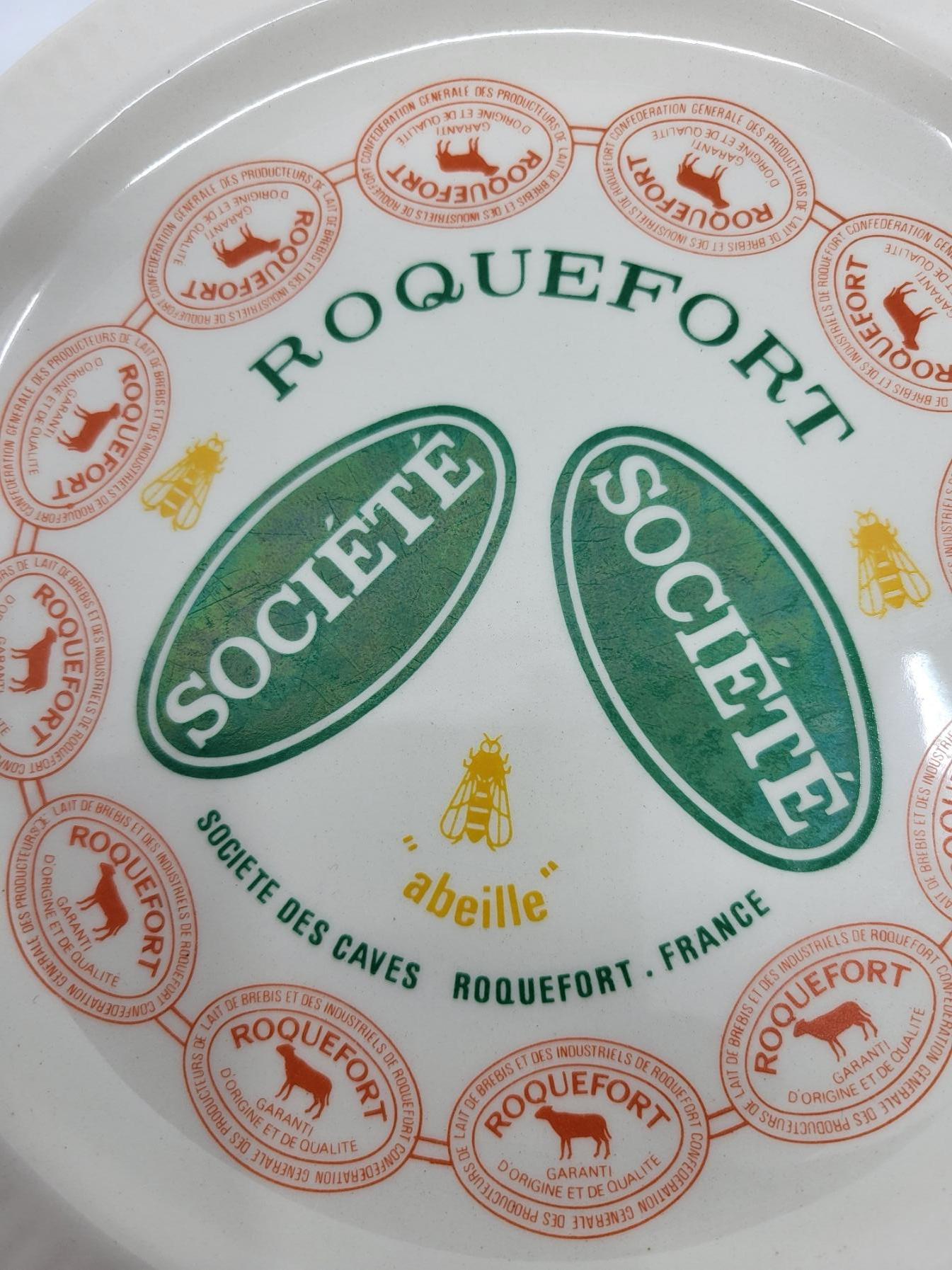 Service assiettes à Fromages Saint Amand en faïence Francaise (set de 6) en vente 7
