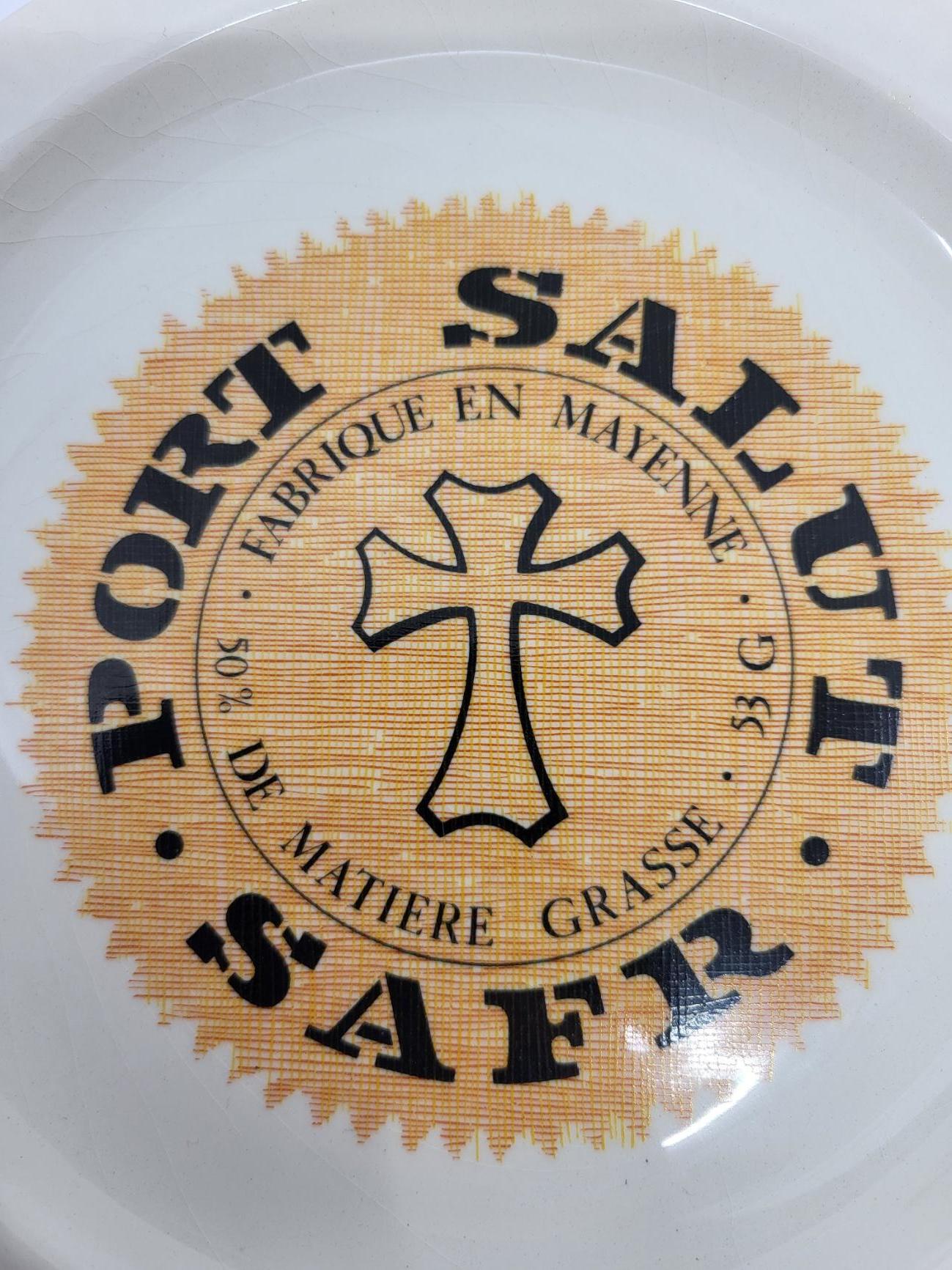 Service assiettes à Fromages Saint Amand en faïence Francaise (set de 6) en vente 1