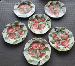 Servizio assiettes Pontesa Spain en faïence décor fruit (18 pezzi)