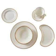 Aynsley Fine Bone China Table Service for 12 people, Corona Gold Model 