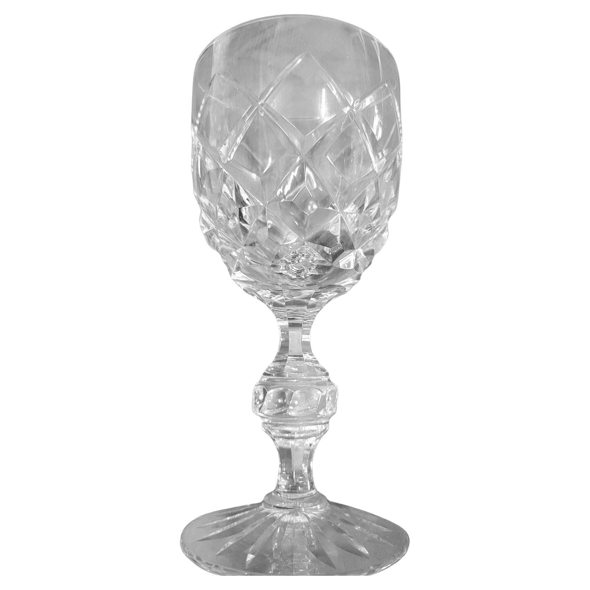 Provincial français Service de verres en cristal Francais style Saint Louis (lot de 18) en vente