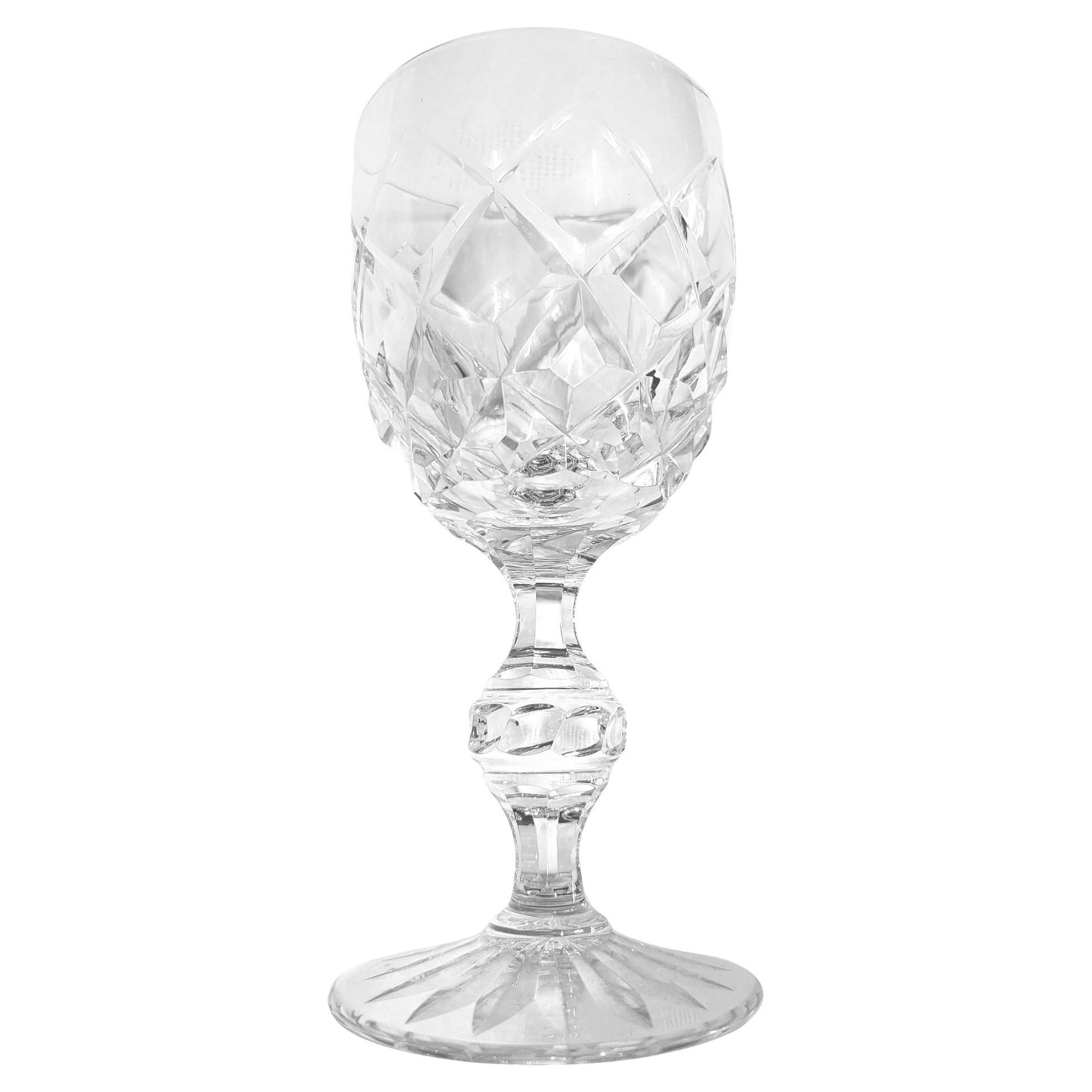 Français Service de verres en cristal Francais style Saint Louis (lot de 18) en vente