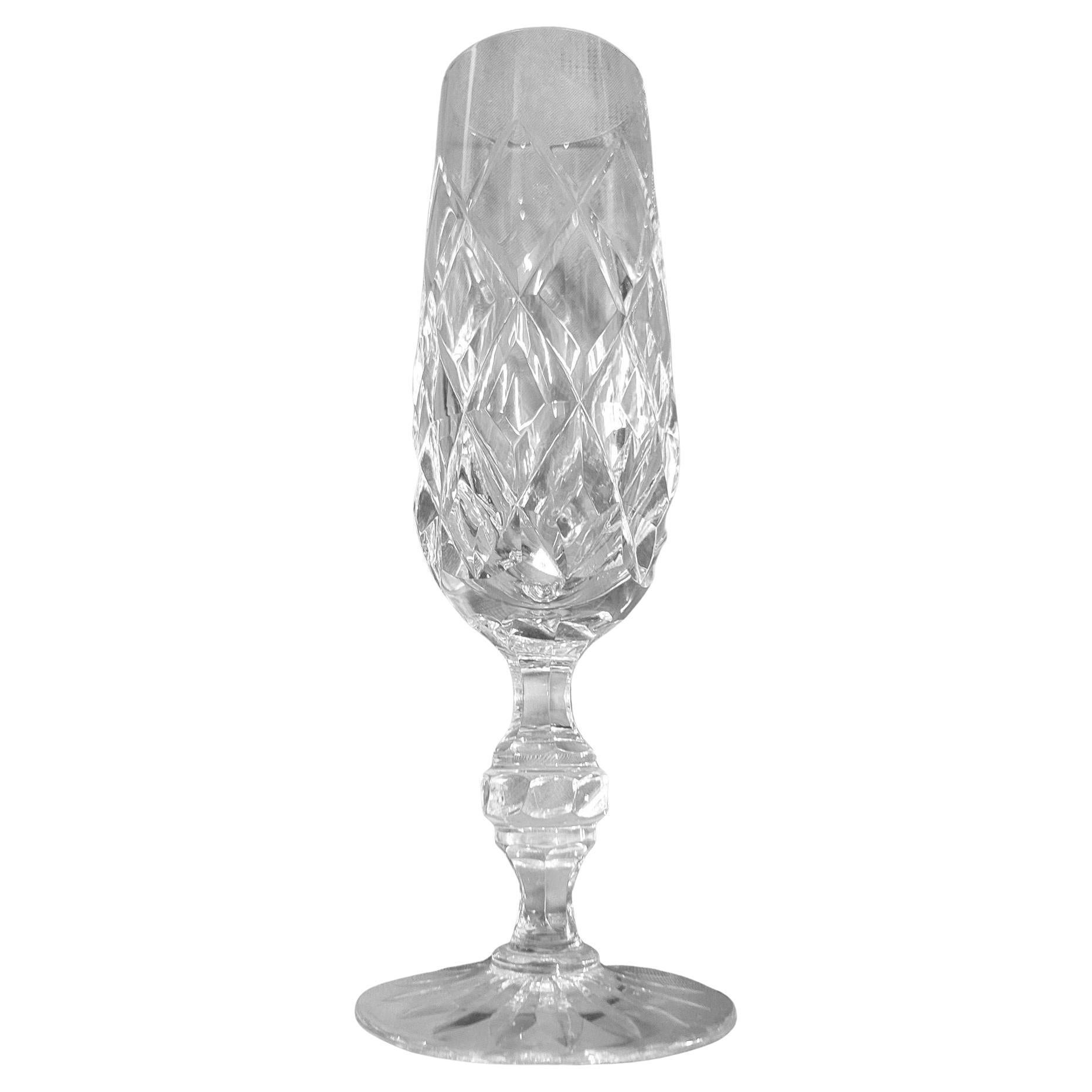 20ième siècle Service de verres en cristal Francais style Saint Louis (lot de 18) en vente