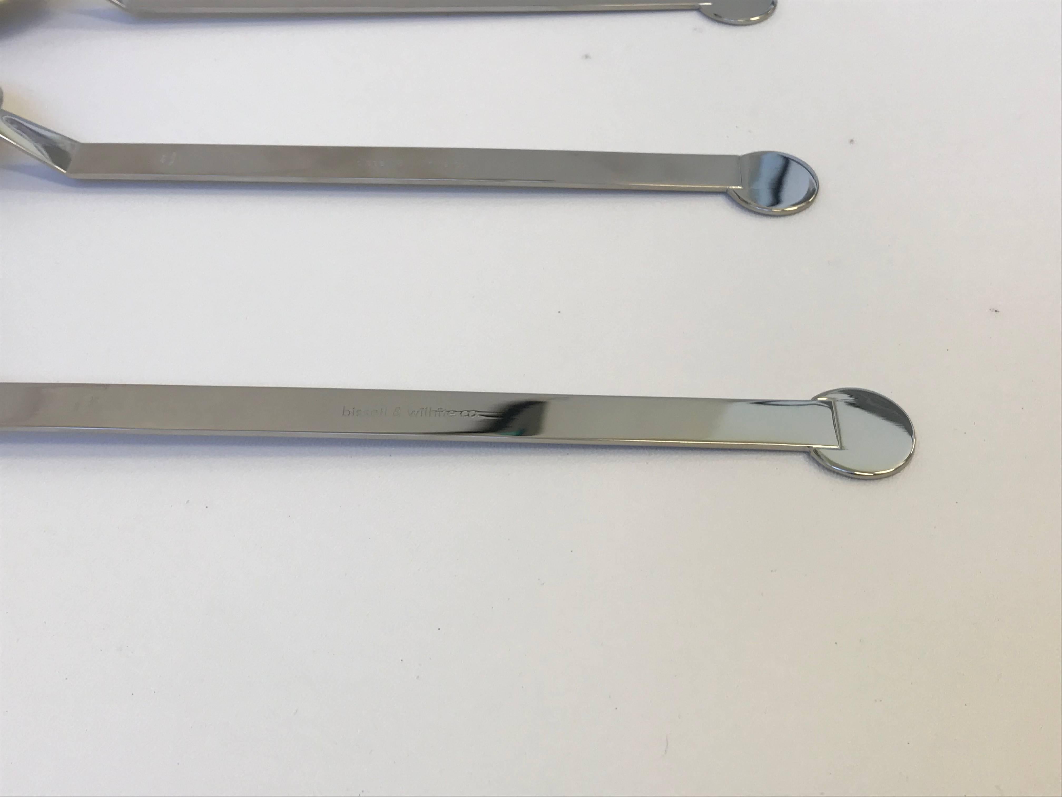 Stainless Steel Service for Eight Memphis Five-Piece Place Setting by Bissell and Wilhite Co.