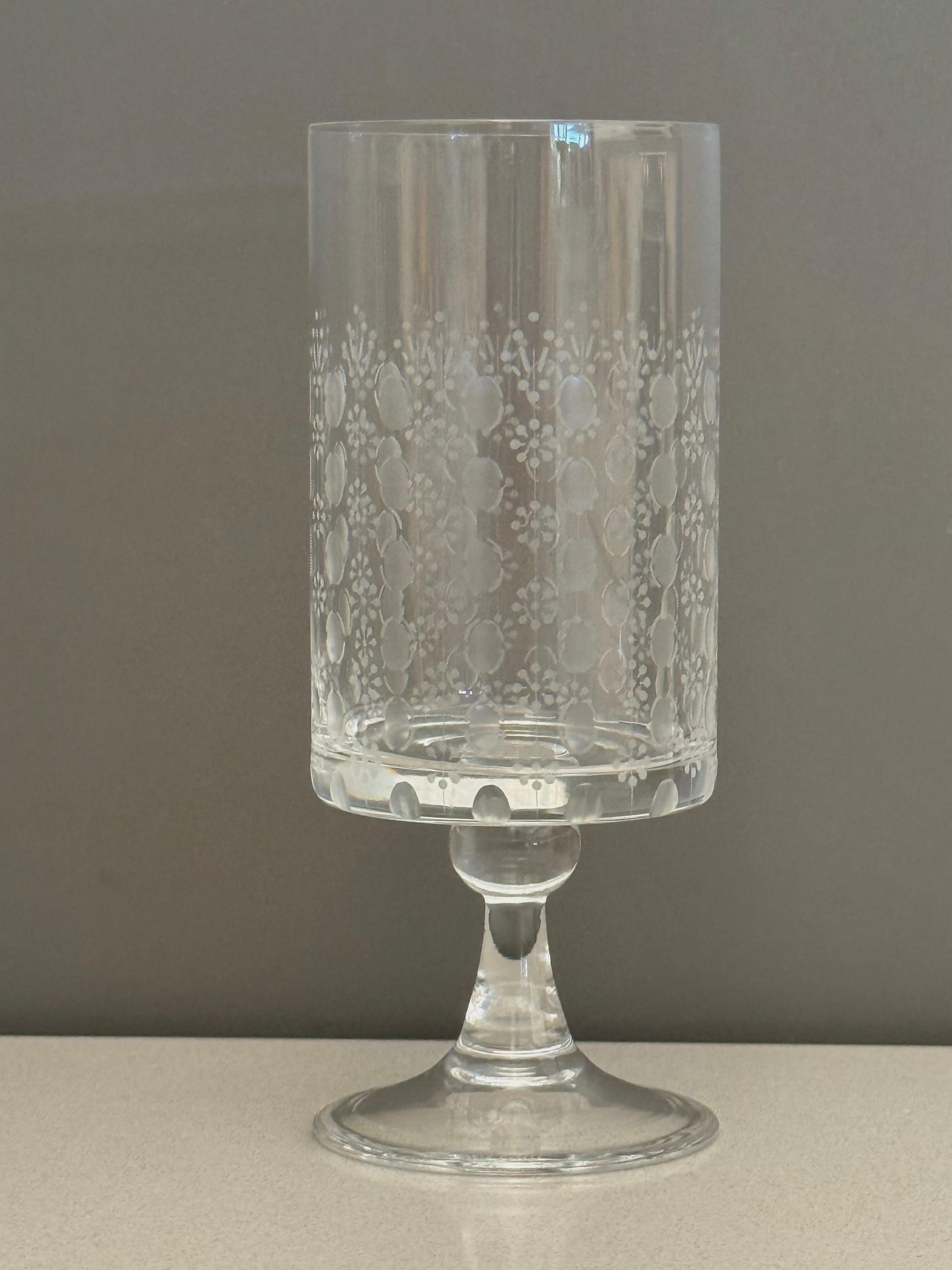 Service for Six Rosenthal “Romance” Crystal Stemware  by Bijorn Wiinblad (Handgefertigt) im Angebot