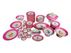 Service, Porcelain Tableware with Napoleon Pirkenhammer, 1880