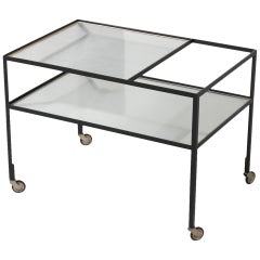 Service Trolley by Bauhaus Student Herbert Hirche, 1956