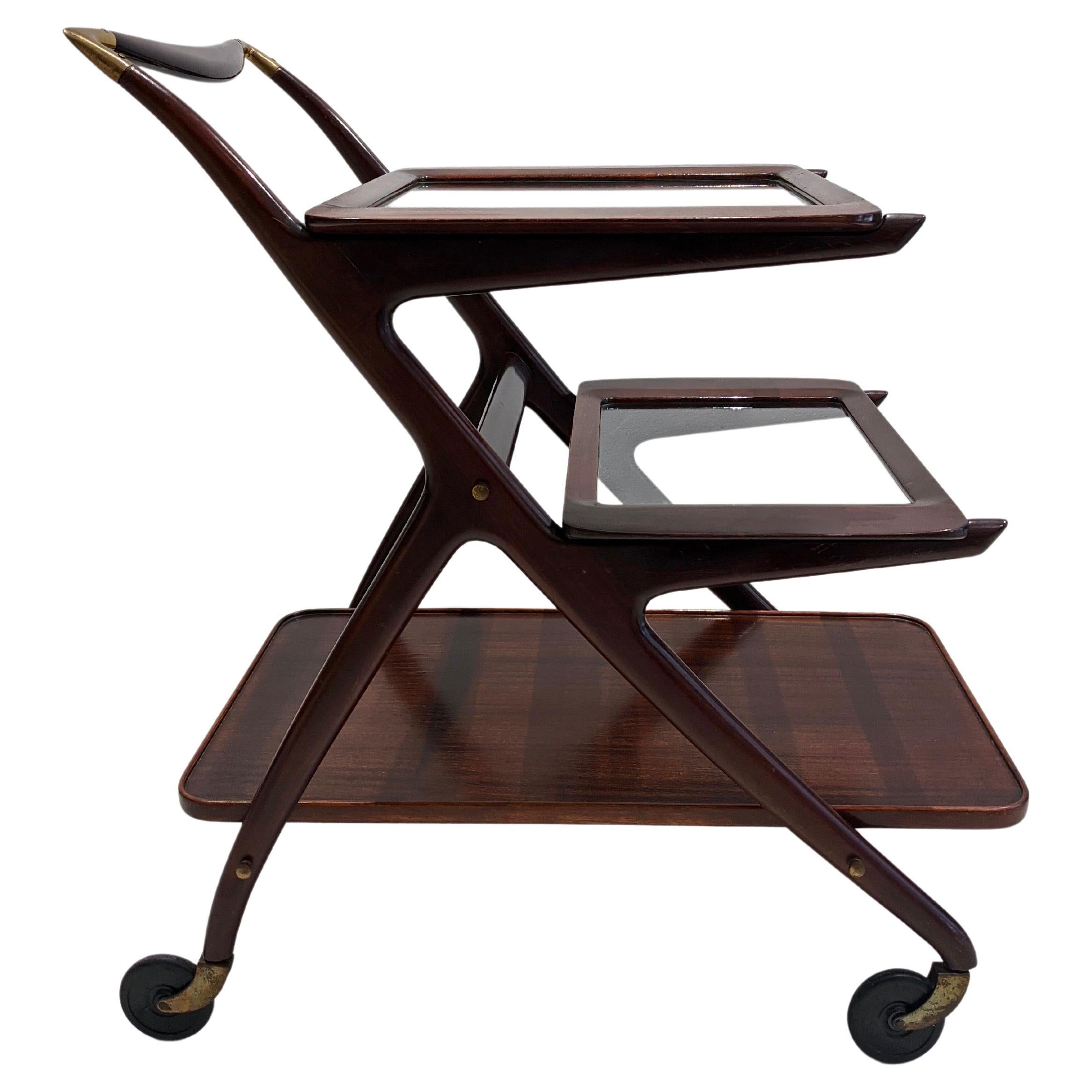 Serving Bar Cart by Cesare Lacca