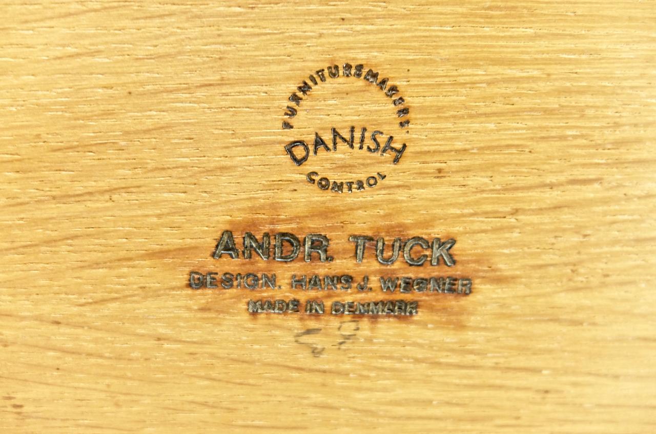 Serving Bar Cart Trolley AT-45 by Hans J. Wegner in Oak for Tuck in Denmark 2