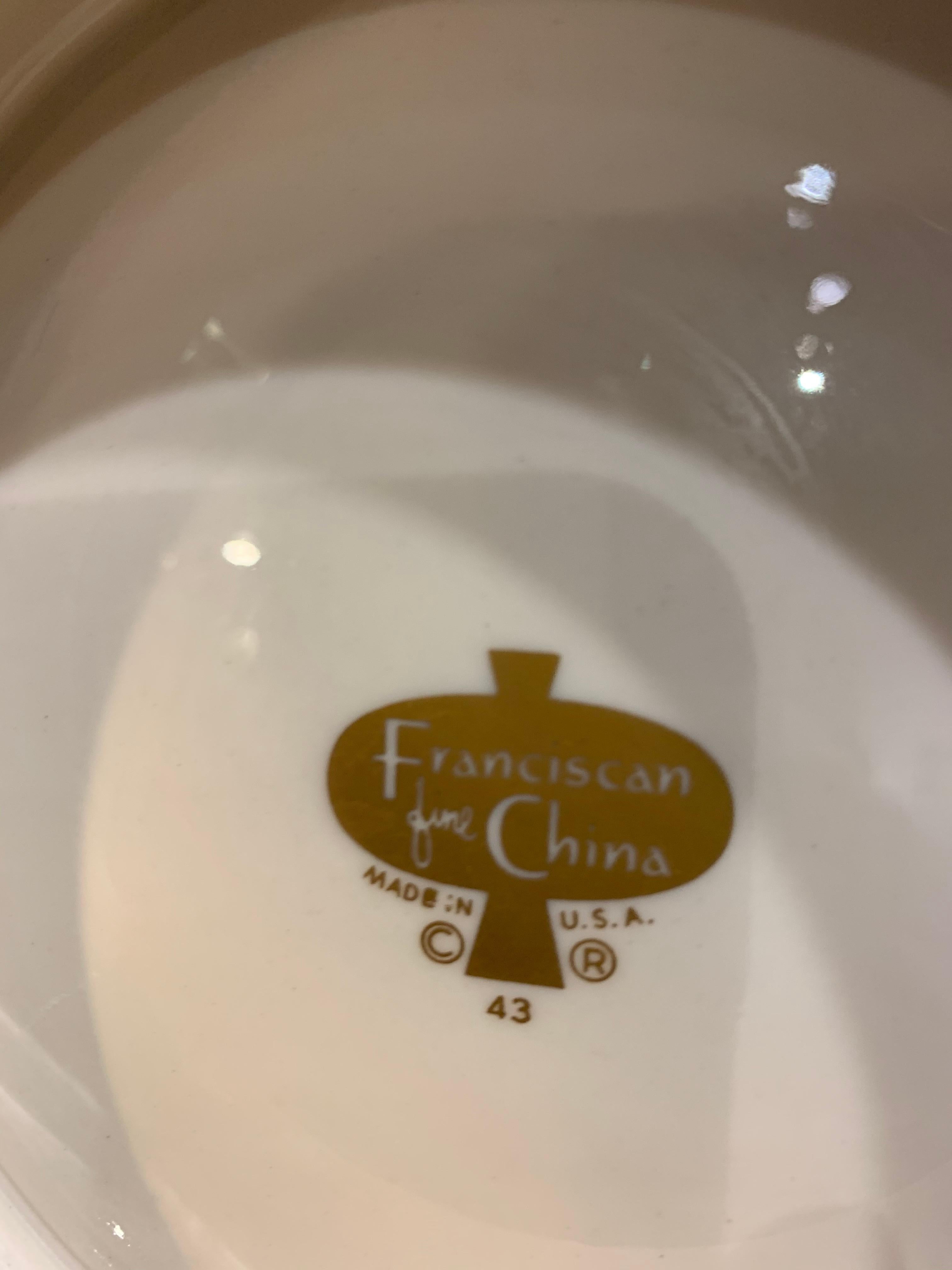 Servierschale von Franciscan Fine China (Porzellan) im Angebot