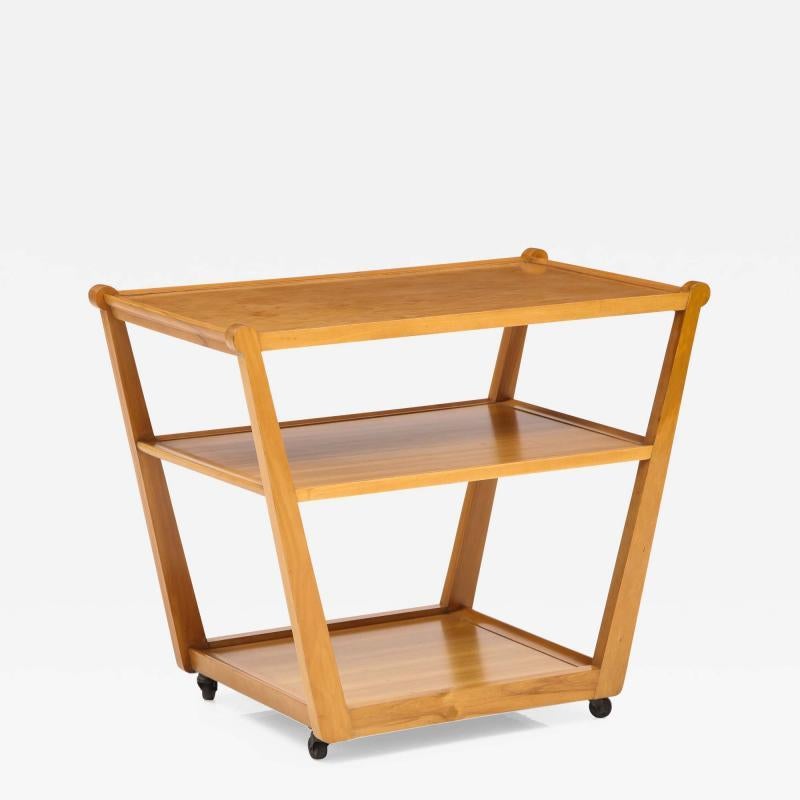 American Serving Cart # 242-9 By Edward Wormley for Drexel, 1947 For Sale