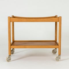 Serving Cart by Hans J. Wegner for Andreas Tuck, Denmark, 1960s
