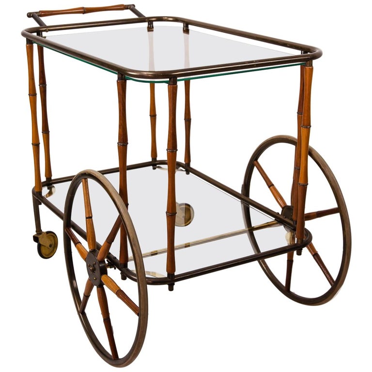 Serving Cart, circa 1950s at 1stDibs