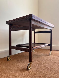 Serving cart in jacaranda wood by Kurt Östervig