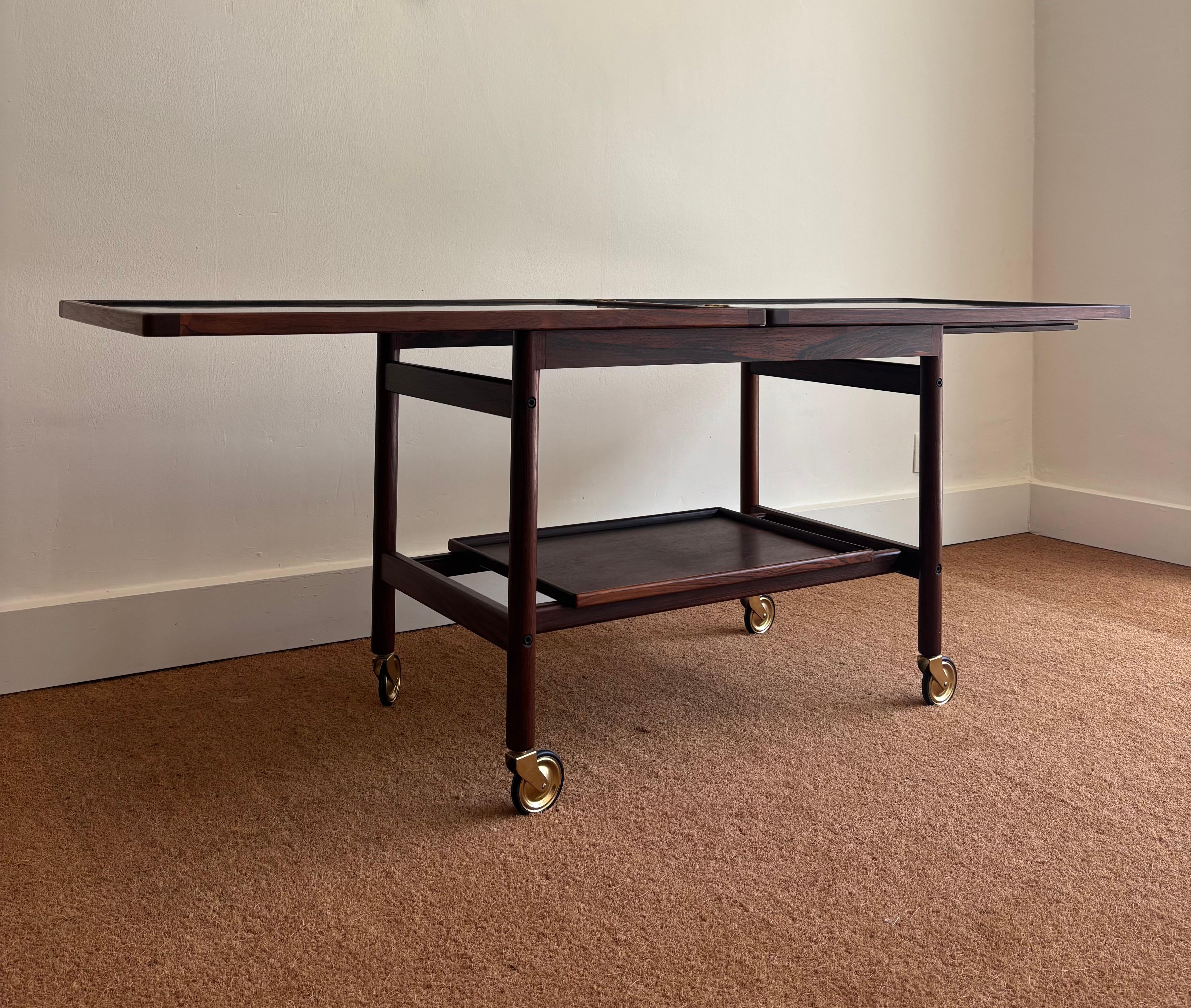 Servierwagen aus jacaranda-holz von Kurt Östervig im Angebot 1