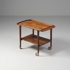 Serving Cart in Rosewood Model 44, Niels Møller, J.L. Møllers Møbelfabrik, 1960s