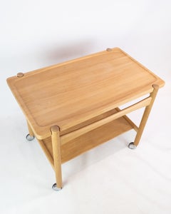 Serving Cart Model AT48 in Oak by Hans J. Wegner & Andreas Tuck