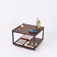 Serving Coffee Table Bar Cart with Removable Trays, Cassina, Italy 1960s