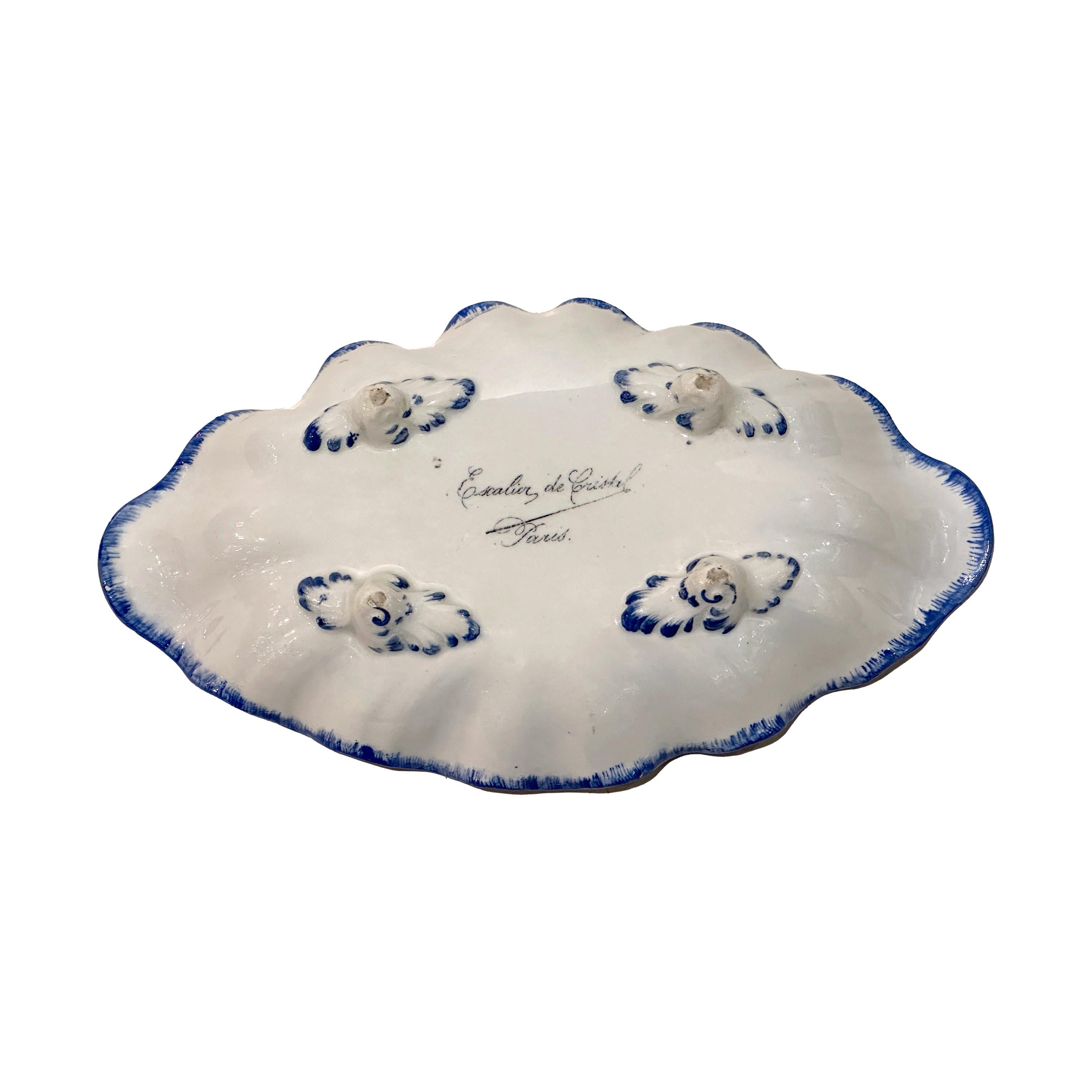 Japonisme Serving Dish Choisy-le-Roi for L'Escalier de Cristal, 19th 