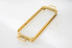 Serving plate with cut glass plate vienna around 1920s