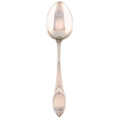 Antique Serving Spoon in Danish Silver, 1913