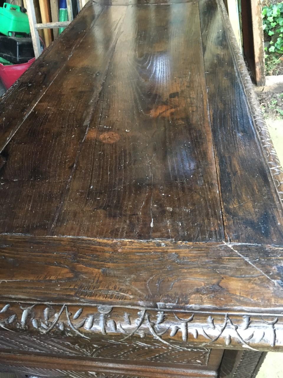 Serving Table, French Late 18th Century, Oak  For Sale 6